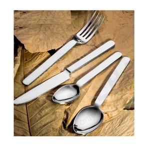 Juego de Cubiertos de buen diseño, juego de cubiertos pulidos de oro y plata de acero inoxidable para eventos de bodas a la venta - Product Image 2