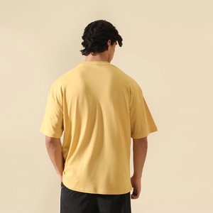 Camiseta de verano de manga corta para hombre de gran tamaño 100% algodón de secado rápido y logotipo personalizado de alta calidad liso con patrón sólido - Product Image 2