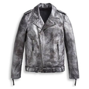 2025 personaliza tu propio diseño cómodo al por mayor chaqueta de cuero Vintage de la mejor calidad para hombres chaquetas de cuero ajustadas para hombres - Product Image 1