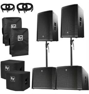 NOUVEAU ETX18SP 1800W Caissons de basses PA amplifiés avec LED RGB - Qualité industrielle Garantie 3 ans - Product Image 2