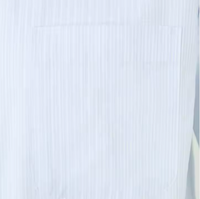 Chemise habillée décontractée pour homme, bleu clair, 100 % coton Oxford, col en V, manches longues, coupe classique, unie, infroissable, sans repassage