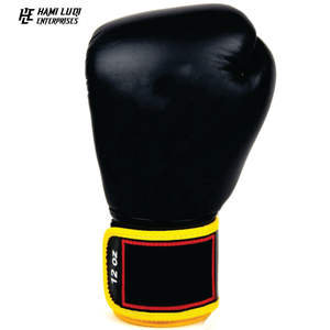 Gants de boxe en cuir Pu de haute qualité taille personnalisée en gros 10OZ 12OZ 14OZ 16OZ Kick Boxing Sparring - Product Image 1