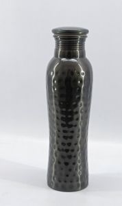 Bouteille d'eau en cuivre pur design chic aspect diamant et bouteille d'eau en cuivre moderne finie personnalisée à bas prix - Product Image 3