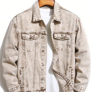 แจ็คเก็ตยีนส์ผู้หญิงคุณภาพสูง ผลิตในปากีสถาน สำหรับฤดูใบไม้ร่วงและฤดูหนาว ผ้าถัก ผ้าฝ้ายฟอก ปิดกระดุม สไตล์วินเทจ รับผลิตแบบ OEM - Product Image 1