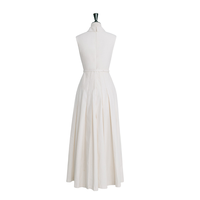 Mode durable Floral Coton Jacquard EMILIA PLISSÉ MIDI ROBE Haute Qualité De Luxe Femmes Robes Bon Prix Commande En Vrac