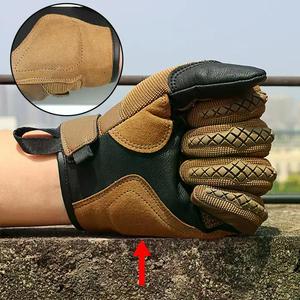 Gants tactiques d'extérieur en gros pour les forces spéciales Gants tactiques durables en microfibre avec écran tactile avec logo personnalisé - Product Image 2