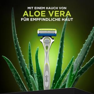 Wilkinson SWORD-Hydro 5มีดโกนสำหรับผู้ชาย, ใบมีดสำหรับเปลี่ยน4ใบ, สระว่ายน้ำเจลให้ความชุ่มชื้นและป้องกันผิวหนัง - Product Image 2