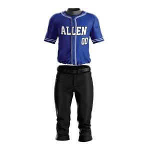Uniforme de béisbol de sublimación de gran oferta personalizado 100% poliéster de secado rápido transpirable Unisex ropa deportiva de alta calidad hecha en Pakistán - Product Image 4