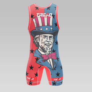 Combinaison de lutte respirante à sublimation pour hommes, équipement d'arts martiaux extensible personnalisé, vente en gros, justaucorps de lutte pour hommes - Product Image 5