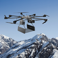 Drone de lutte contre l'incendie Spider-i Heavy Lift avec cage de chute OEM pour pompier nettoyant les pulvérisateurs agricoles pour une utilisation agricole