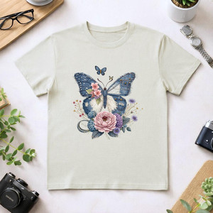 T-Shirt Unisex 210GSM 100% Cotone Casual con Stampa Personalizzata Serigrafica e Opzioni di Stampa DTG - Product Image 1