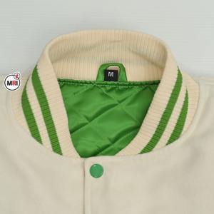 OEM sur mesure chenille patch broderie en cuir manches Varsity Jacket letterman veste pour hommes - Product Image 6