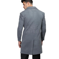Manteaux décontractés pour hommes en laine personnalisés d'automne et d'hiver Manteaux trench longs coupe-vent grande taille pour hommes-ÉCHANTILLON GRATUIT
