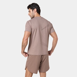 Camiseta Deportiva, Talla Estadounidense, Logotipo Personalizado, 95% Algodón, 5% Elastano, Transpirable, Corte Ajustado, Manga Corta, Ropa de Entrenamiento para Hombre con Estampado - Product Image 2