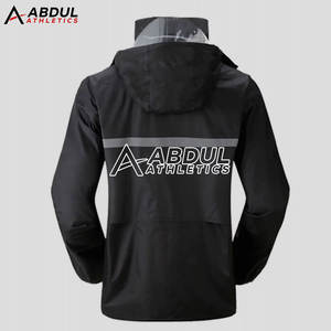 Trajes cortavientos de diseño personalizado Trajes cortavientos de color sólido Trajes cortavientos Streetwear Trajes cortavientos - Product Image 3