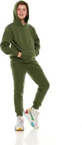 เสื้อมีฮู้ดโอเวอร์ไซส์ผ้าฝ้าย100% สีพื้น - Product Image 3