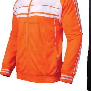 Gym Fitness Hiver Solide Polaire Tracksuits 100% Coton Tissu Hommes Deux Pièces Ensembles avec Marque Privée - Product Image 6