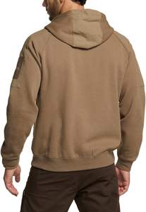 Sweat-shirt à capuche thermique d'hiver pour homme OEM, manches longues, en coton mélangé, pour l'extérieur/tactique, design en polaire d'hiver - Product Image 5