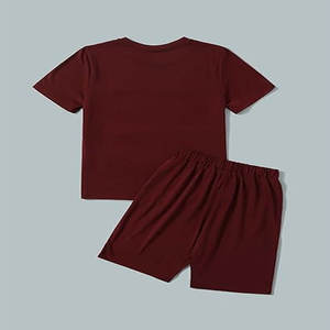 Vente chaude T-shirt & Shorts Ensemble Short à la mode Ensemble pour la formation Porter un short confortable Ensemble pour hommes - Product Image 2