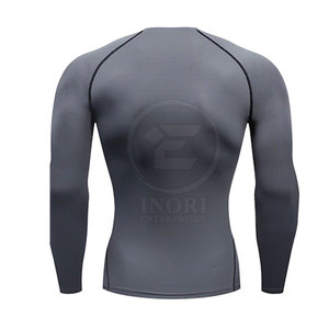 Rashguard de MMA Personalizado de Alta Calidad para Hombre, Transpirable, Spandex/Poliéster 220g, Manga Larga, OEM/ODM, Ropa de Entrenamiento - Product Image 2