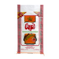 Sacs d'emballage pour riz en PP tissé laminé transparent, design personnalisé, durables, impression flexo, couleur personnalisée pour usage agricole