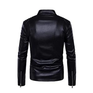 Chaqueta de cuero con logotipo personalizado para hombre, chaqueta de manga larga para parejas, chaqueta de béisbol universitaria para hombre, chaqueta Bomber Letterman para hombre - Product Image 3