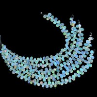 Perles Opale Ethiopienne Lisse Multi Fire 4-6mm Perles Opale de Feu Welo pour la Fabrication de Bijoux Collier par un Fabricant en Gros