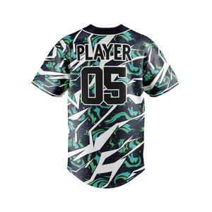 OEM béisbol Jersey barato personalizado bordado Logo sublimación diseño hombres béisbol Jersey - Product Image 2