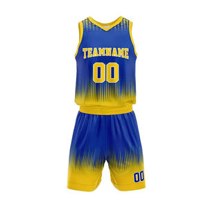 Uniforme de baloncesto para hombres y jóvenes hecho a medida Diseño único Sublimación Jersey Conjuntos transpirables Ropa deportiva - Product Image 4