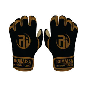 Vente chaude Personnalisé Adultes Baseball Softball Gants De Frappeur 100% Polyester Crochet Boucle Fermeture Confortable Léger Respirant - Product Image 1