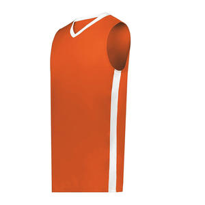 เสื้อบาสเก็ตบอลชุดกีฬา OEM เสื้อบาสเก็ตบอลพิมพ์ลายวัสดุโพลีเอสเตอร์ระเหิด - Product Image 1