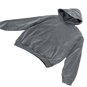 Sudadera de Felpa Francesa para Hombre, 100% Personalizada con su Propio Diseño, Logotipo Personalizado al por Mayor, de Alta Calidad, Estilo Vintage Lavado - Product Image 2