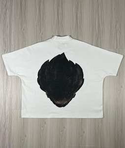 เสื้อยืดผ้าฝ้ายคุณภาพสูงสำหรับผู้ชายเสื้อยืดโอเวอร์ไซส์เข้ารูปแบบสตรีทเสื้อยืดผ้าฝ้าย100% น้ำหนักมาก - Product Image 5