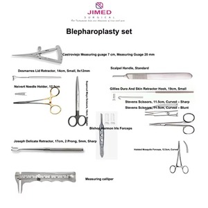 Instrumentos Quirúrgicos de Acero Inoxidable de Primera Calidad para Blefaroplastia y Abdominoplastia, Herramientas de Precisión para una Cirugía Superior, Reutilizables - Product Image 6