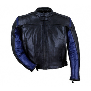 Veste de moto en cuir de vache avec manteau de motard d'hiver CE Armor avec position du logo avant - Product Image 2