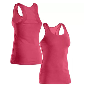 Respirant été sans manches débardeurs pour femmes nouveau Style Gym décontracté respirant tricoté vêtements d'extérieur couleur bloc confortable - Product Image 1