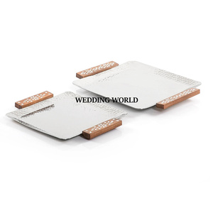 Juego de dos bandejas de chocolate de primera calidad, bandeja de chocolate hecha a mano, bandeja de chocolate de nuevo diseño con estilo clásico - Product Image 4