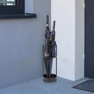 Porte-parapluie en fer avec design artistique créatif à usage décoratif dans le hall de l'hôtel, le restaurant ou les bureaux - Product Image 6