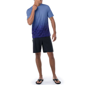 T-shirts de pêche de couleur unie au design personnalisé en gros - Product Image 4
