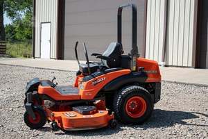 รถตัดหญ้าสำหรับสวนเกษตรกรรม ตัดหญ้าด้วยเครื่องยนต์เบนซิน 2 จังหวะ ความเร็วสูง คุณภาพพรีเมียม พร้อมแท่นตัดขนาด 48 นิ้ว - Product Image 2