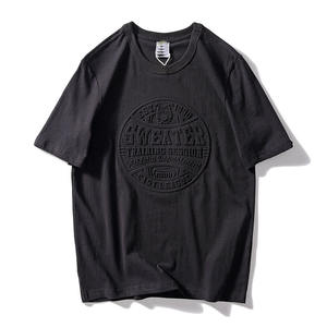 Camisetas de Cuello Redondo con Patrón de Letras 3D Personalizadas, Modernas y Más Vendidas en 2026, 100% Algodón, Secado Rápido, Transpirables, al por Mayor para Hombre - Product Image 2