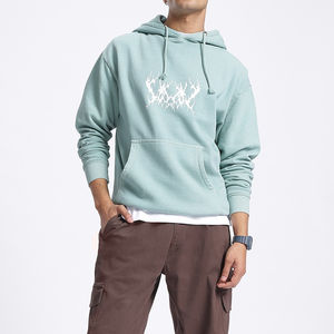 Sudadera con capucha con cremallera para hombre de manga larga 2025 hecha en fábrica, sudaderas con cremallera para hombre de alta calidad y bajo precio para ropa de calle ODM OEM - Product Image 3