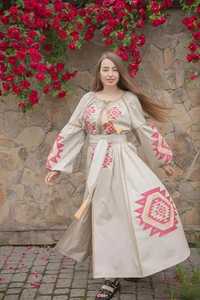 ชุดเดรสแม็กซี่เดรสสตรีสไตล์ยูเครน,เสื้อผ้าปักลายชุดเดินชายหาดแขนยาวขนาดใหญ่พิเศษสำหรับผู้หญิงปี2022 - Product Image 2