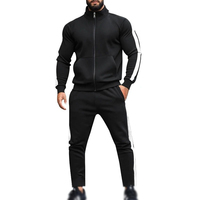 Nouvel ensemble sportif décontracté pour homme été 2026 – Survêtement imprimé 100 % coton avec capuche et blocs de couleur, style tendance