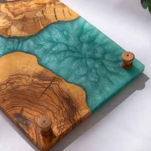 Planche à découper et plateau de service en bois Forme rectangulaire durable 12mm d'épaisseur - Product Image 4