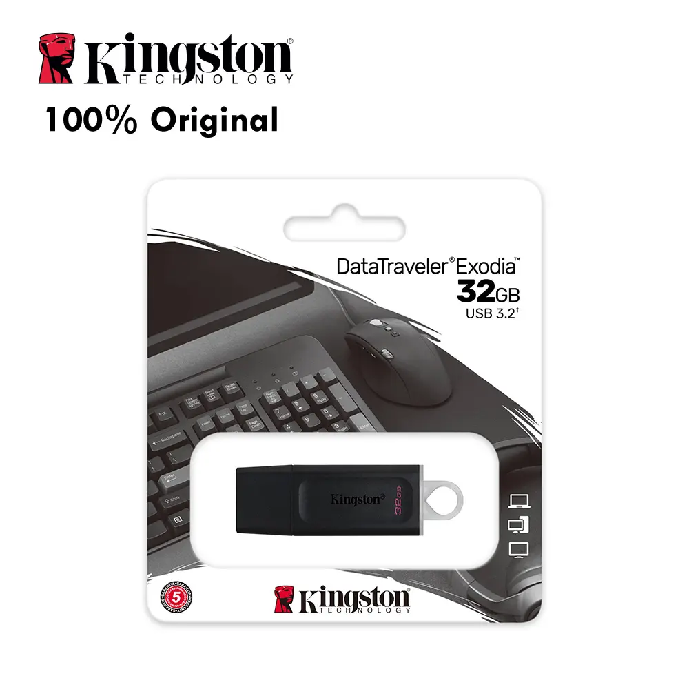 100% Ban Đầu Ổ Đĩa Flash DTX 32GB Kingston DataTraveler Exodia USB 3.2