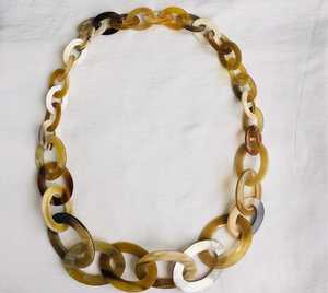 MN EXPORTS Collar de Corazón Hecho a Mano con Cadena de Cuerno de Búfalo Natural para Mujer, Modelo MNE-441, Joyería del Uttar Pradesh - Product Image 5