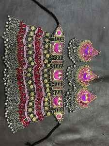 Ensembles de colliers de bijoux afghans très résistants pour femmes Ensembles de colliers et de colliers de bijoux afghans OEM personnalisés Vente en gros - Product Image 6