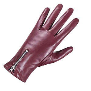 Gants en cuir d'agneau décontractés à prix responsable, gants d'hiver confortables et chauds, isolés, compatibles avec les écrans tactiles pour femmes - Product Image 4