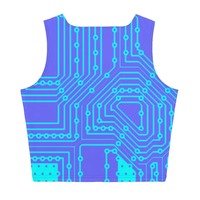 Soutien-gorge de sport pour femmes, taille plus, séchage rapide, écologique, respirant, tenue de festival cyberpunk, EDM, futuriste
